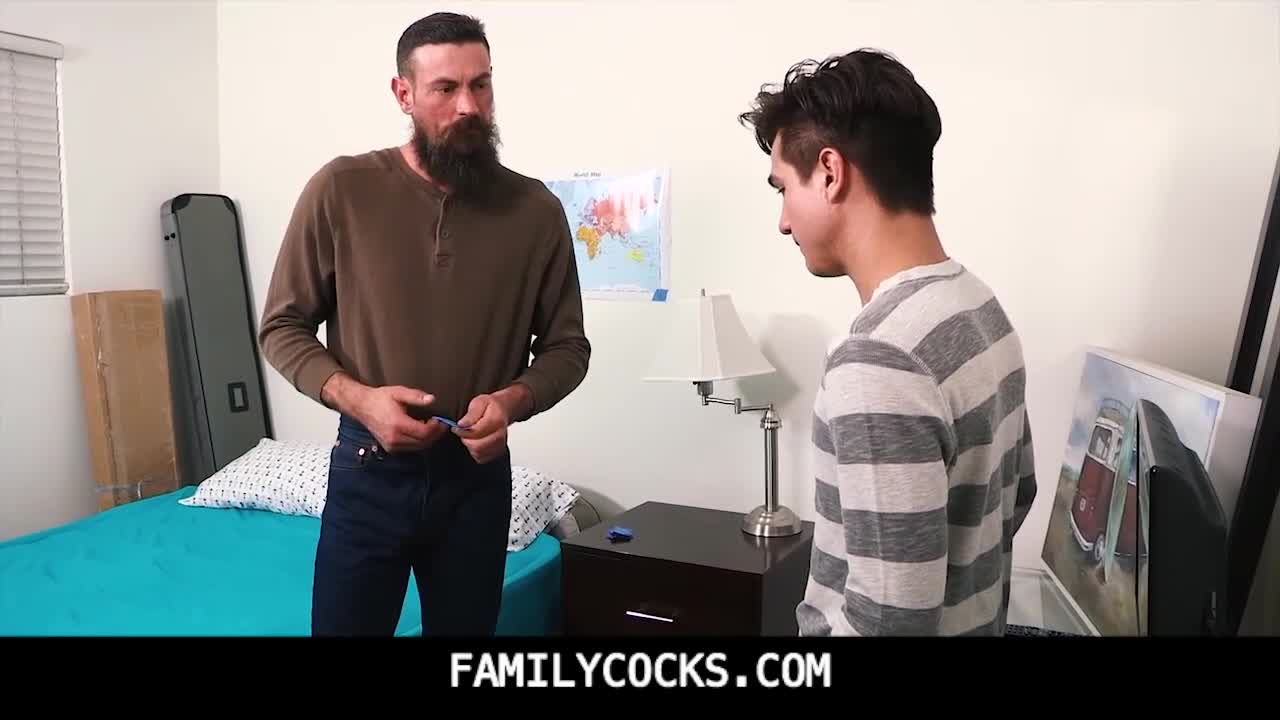 Beardy dad teaches son a lesson and fucks his teen ass raw-FAMILYCOCKS.COM